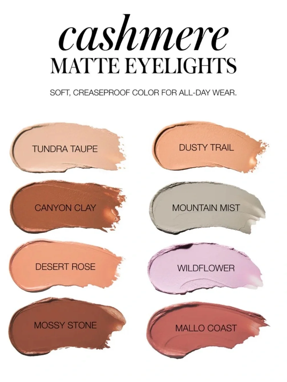 New rms beauty Cashmere Matte Eyelights - Dusty Trail - NIB